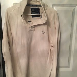 American Eagle 🦅 long sleeve, high collar shirt